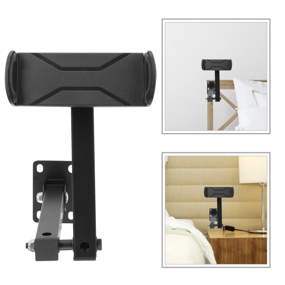 Wall-mounted Phone Tablet Shelf Sturdy Foldable Aluminium Alloy For Phone Adjustable Bracket