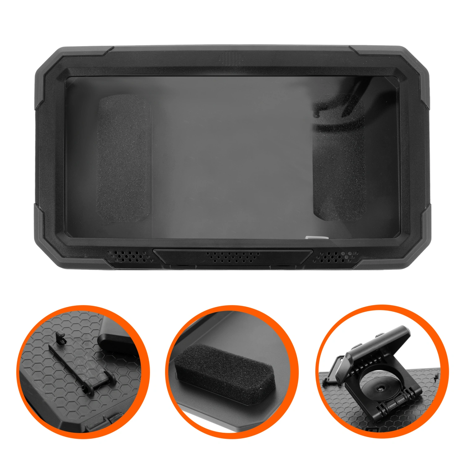 Water Proof Shower Phone Holder Punch Free Shower Phone Case Wall Mount Phone Stand