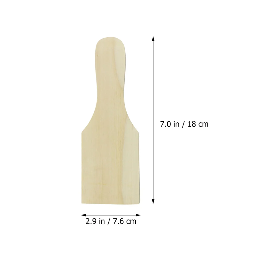 2pcs DIY Clay Paddle Tool Wooden Manual Clay Molding Plate Clay Modelling Tool