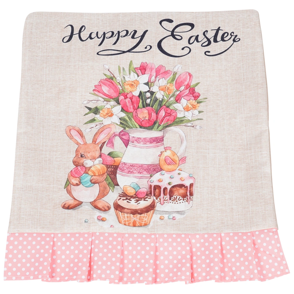 Easter Chair Cover Polyester Dining Room Chair Cover Office Easter Decoration