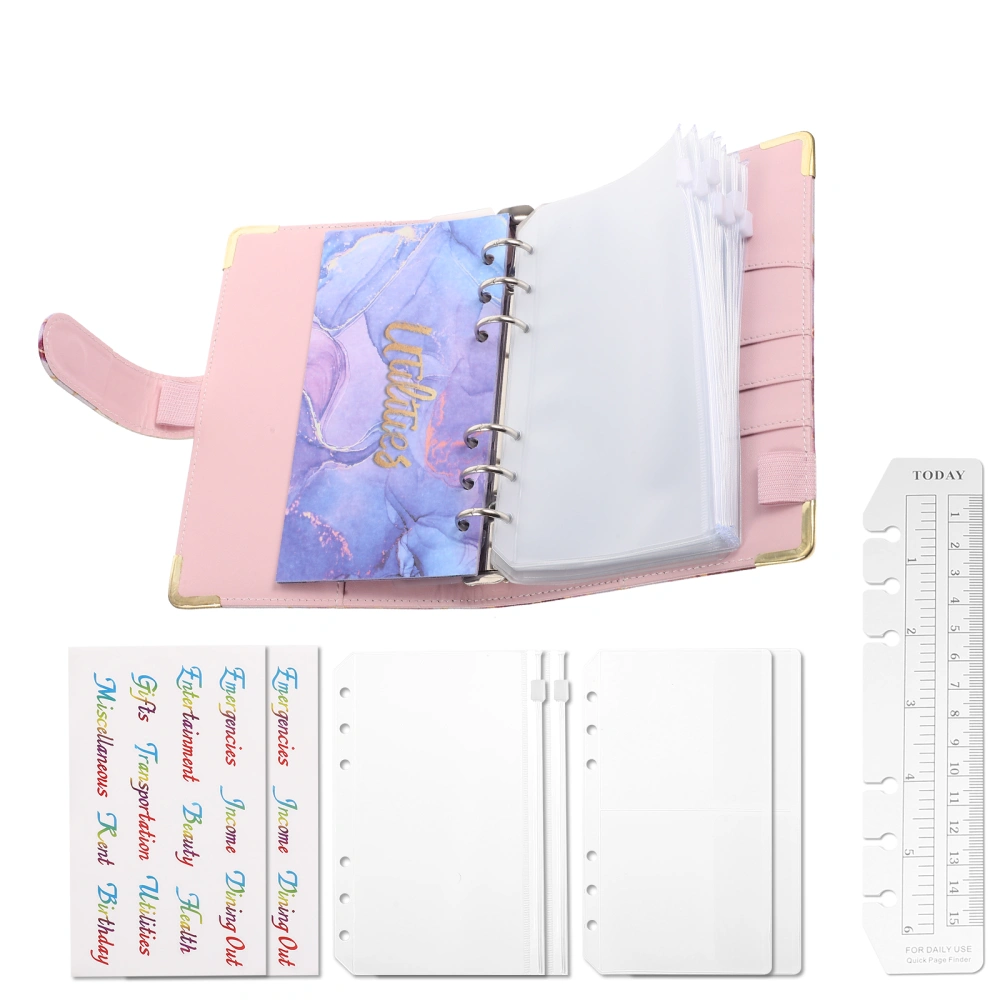 1 Set of Removable Budget Organizer Cards Organizer Money Saving Binder Organizer