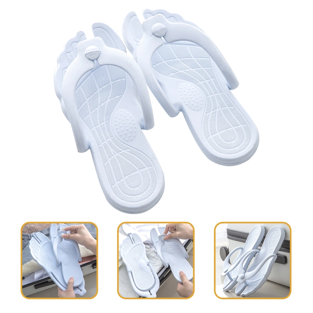 1 pair of Slippers Shower Beach Slippers Lightweight Flip Flops Sandals