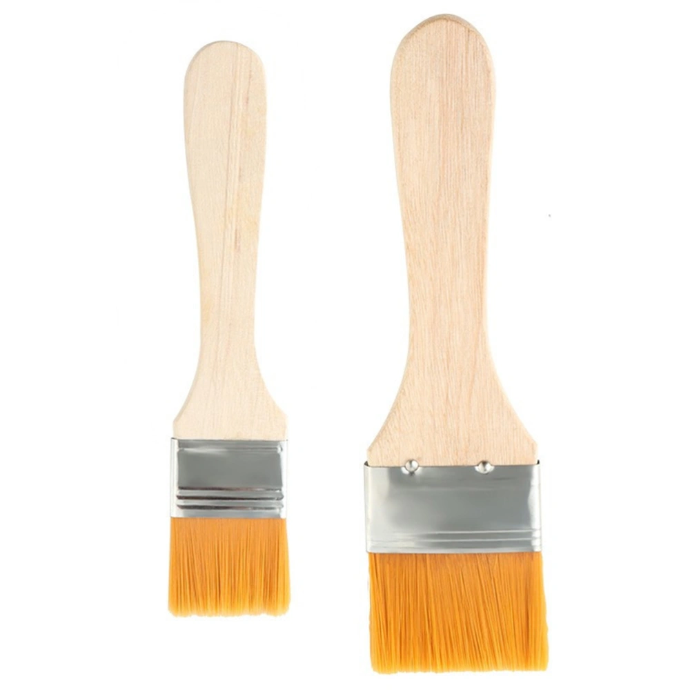 2PCS Basting Brush Pastry Brush Nylon BBQ Sauce Brush Grilling Oil Brush