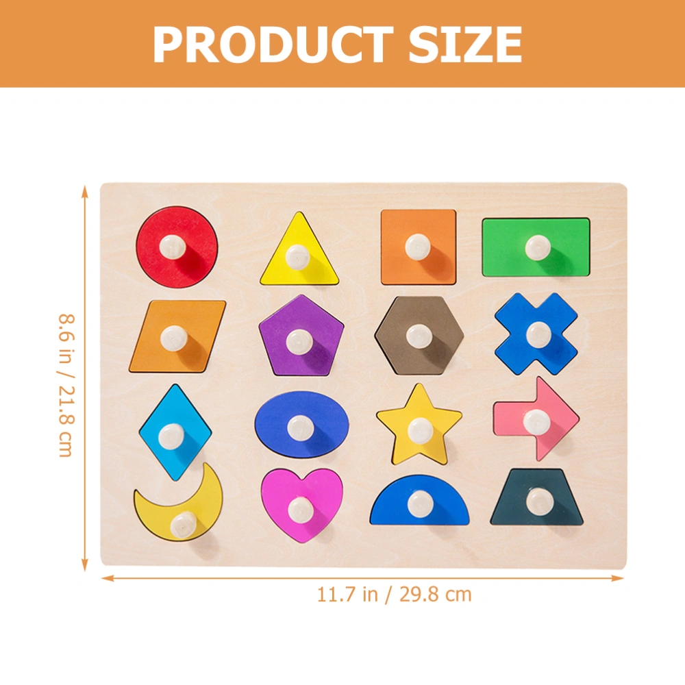 Interesting Toddler Puzzle Interactive Educational Toy Wooden Learning Toy Playing Supply