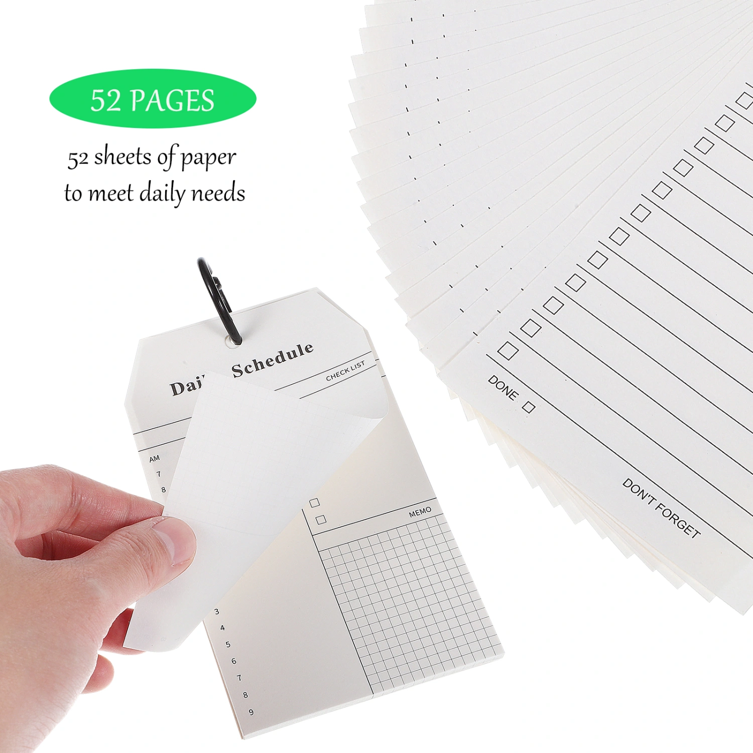 4 Packs of Notepad Planners To Do List Check Planning Pads with Daily Schedule Planning Pads