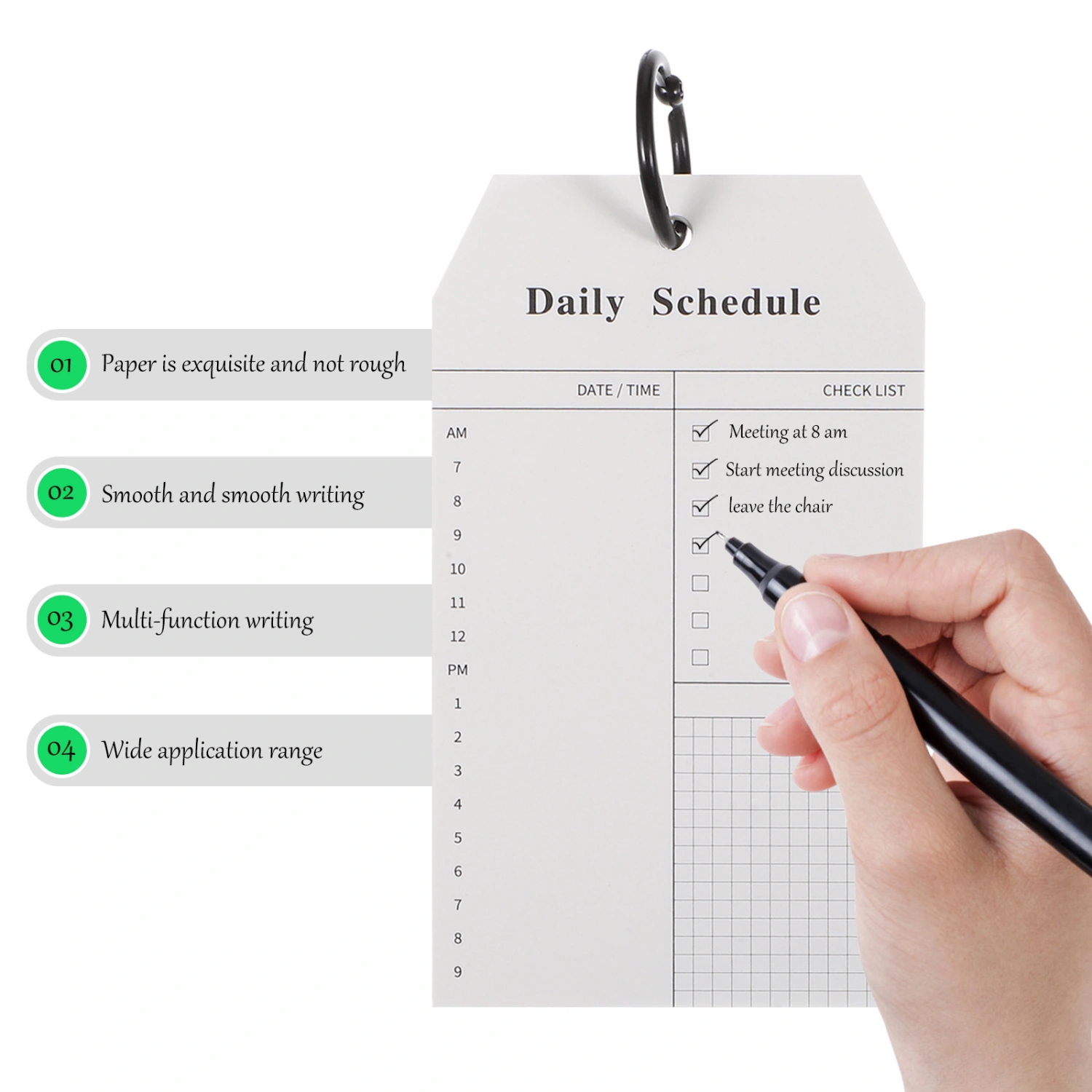4 Packs of Notepad Planners To Do List Check Planning Pads with Daily Schedule Planning Pads