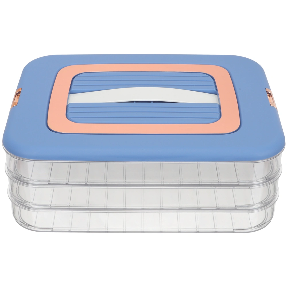 Large Capacity Dumpling Storage Box Multilayer Storage Case Dumpling Holder