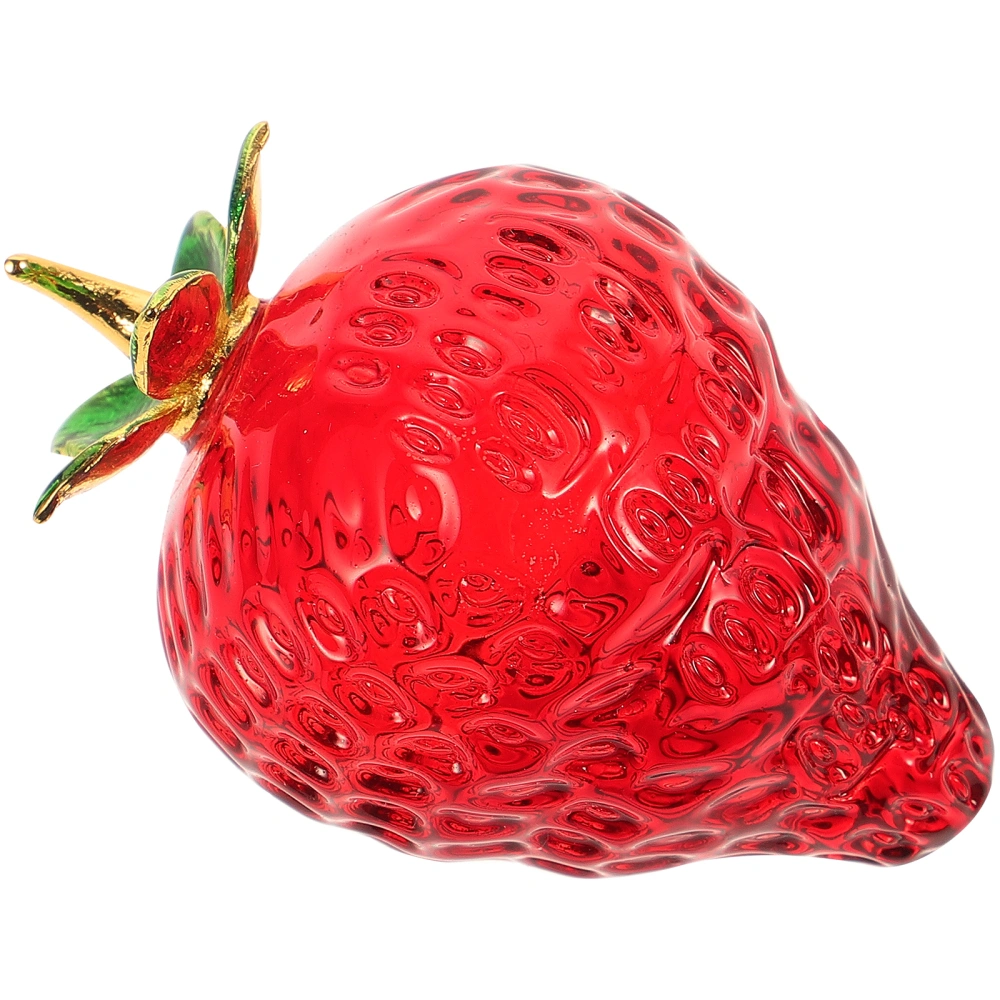 Crystal Fruit Desktop Ornament Crystal Fruit Sculpture Simple Adornment