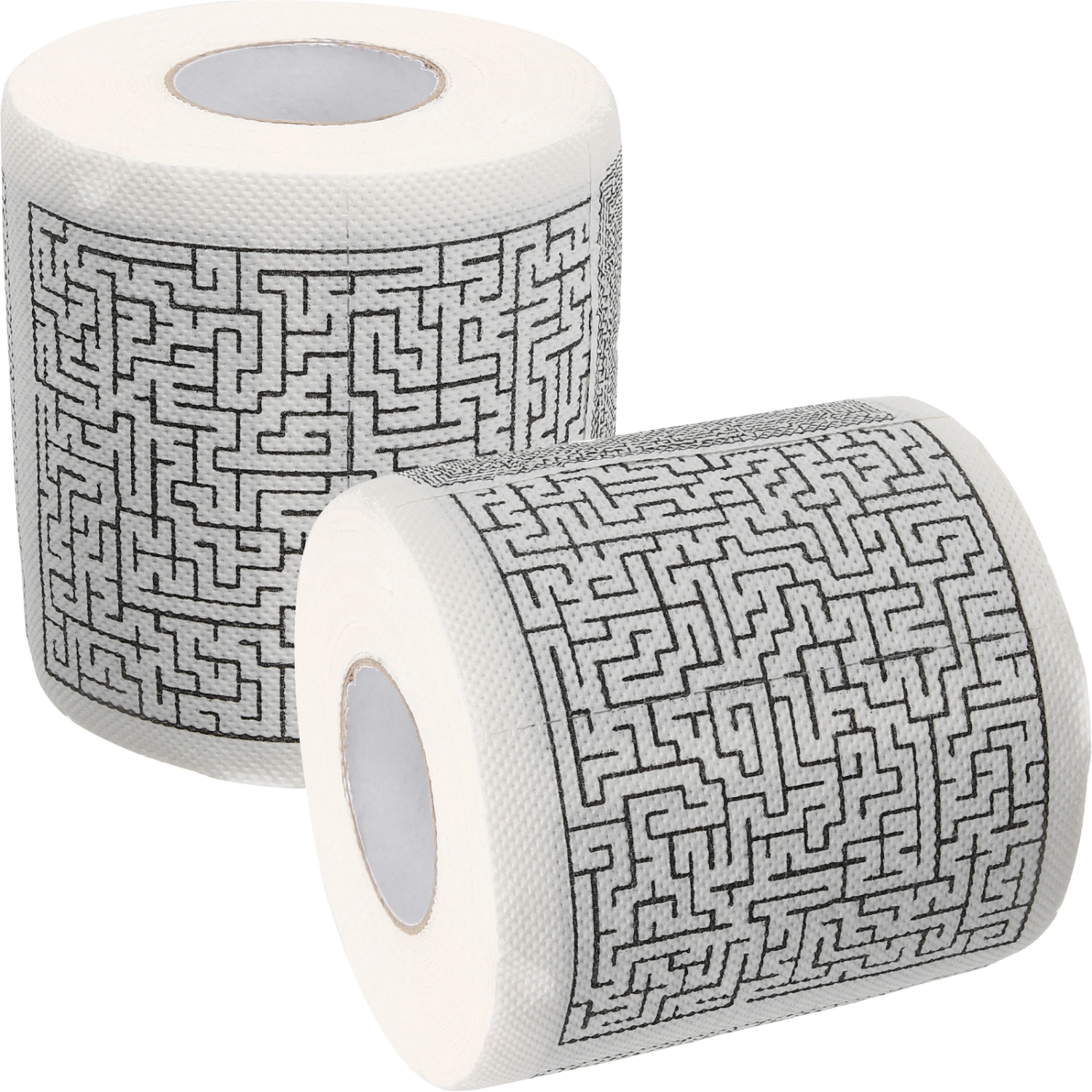 2 Rolls Funny Maze Pattern Toilet Paper Roll Paper Tissue Paper Bathroom Toilet Paper Roll