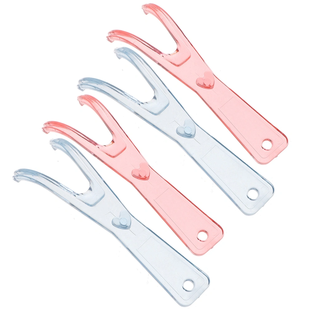 4Pcs Reusable Floss Sticks Teeth Cleaning Flosser Holders Teeth Cleaning Supply for Oral