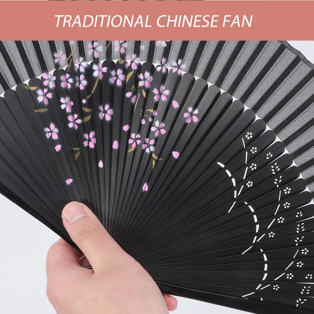 Handheld Dancing Fan Traditional Chinese Fan Decorative Fitness Fan Creative Gift