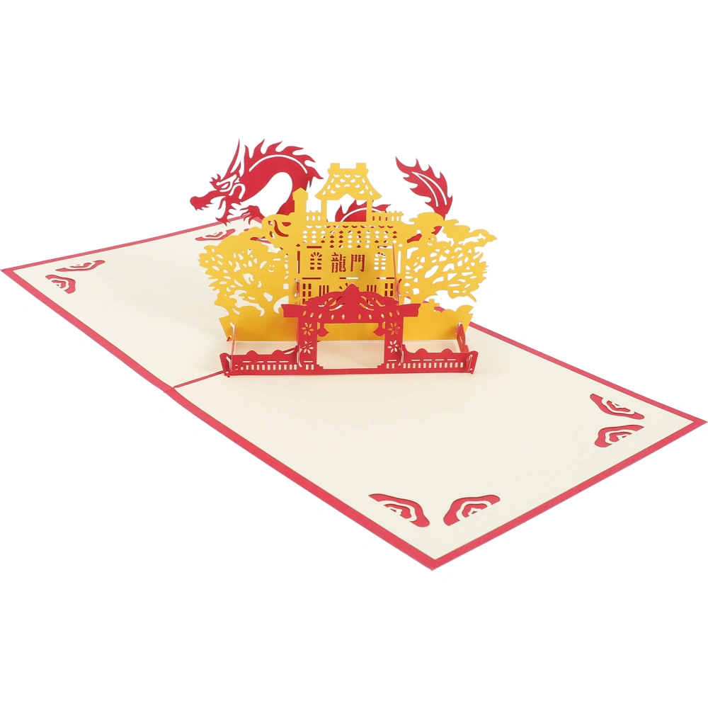 Pop Up Graduation Card3D Hollow Dragon Graduation Card 3D Greeting Pop Up Card