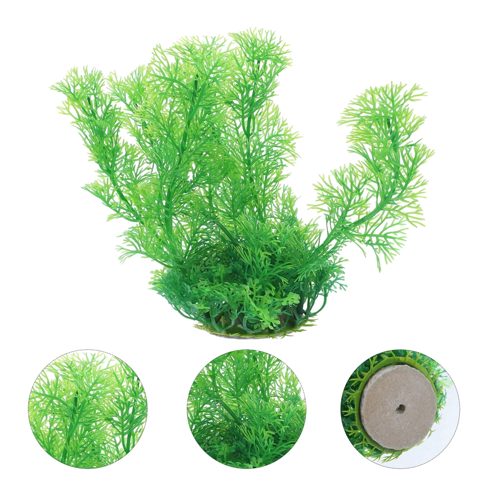 2Pcs Fish Tank Fake Plants Aquarium Fake Plants Underwater Aquatic Plants Crafts Fish Tank Decorations