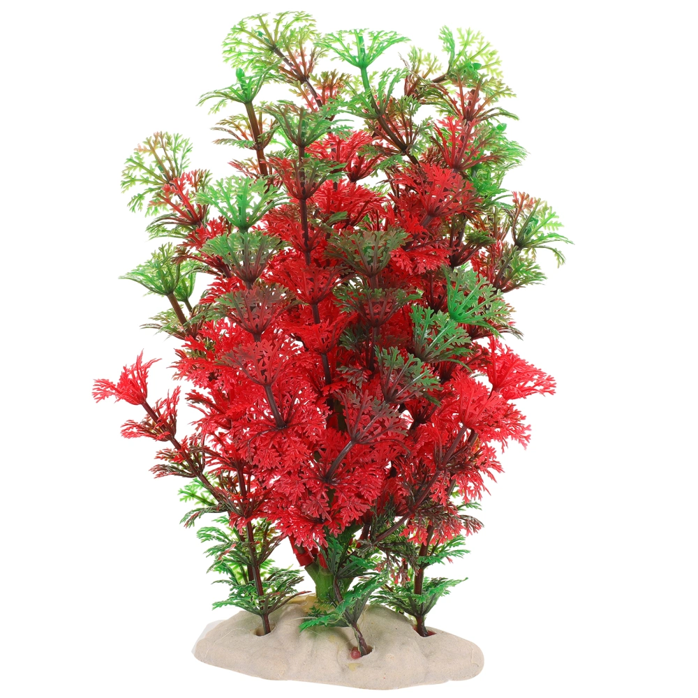 Decorative Fish Tank Decor Delicate Fake Plant Desktop Aquarium Plant Aquarium Accessory