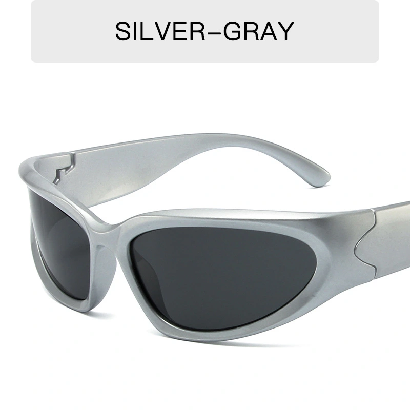 Women Men Sunglasses, Trendy Punk UV Protection Lightweight Summer Glasses for Outdoor Travel