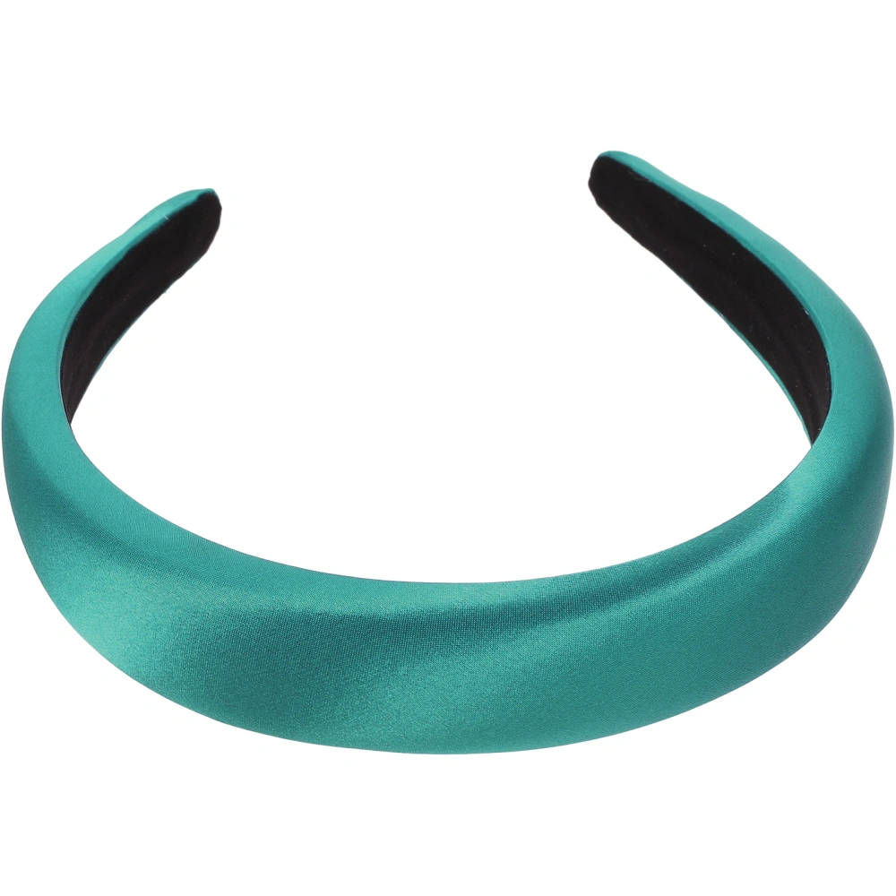 Wide Satin Headband Women Nonslip Plain Head Band Hairband DIY Hair Accessory