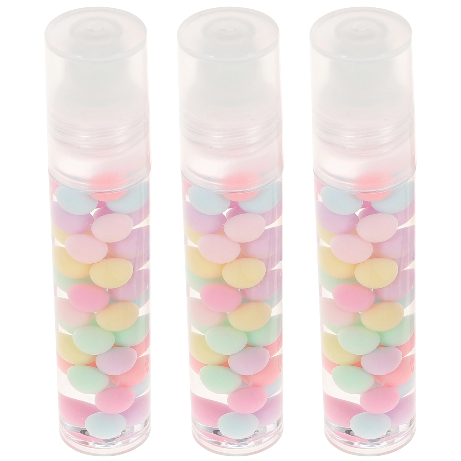3Pcs Cosmetic Lip Gloss Colorless Lip Gloss Portable Lip Gloss Women Moisturizing Lipstick