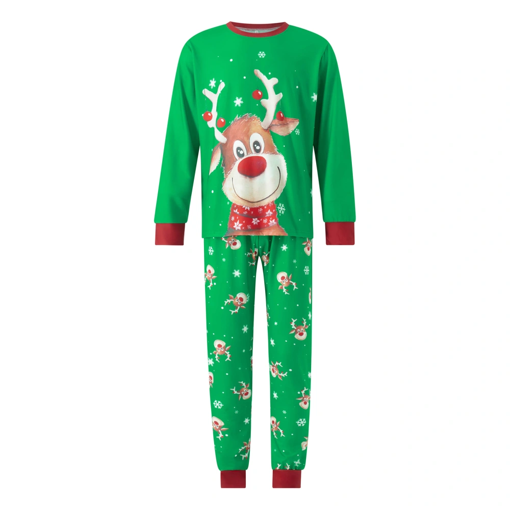 Parent-Child Christmas Nightclothes Tops Trousers / Romper / Dog Wear