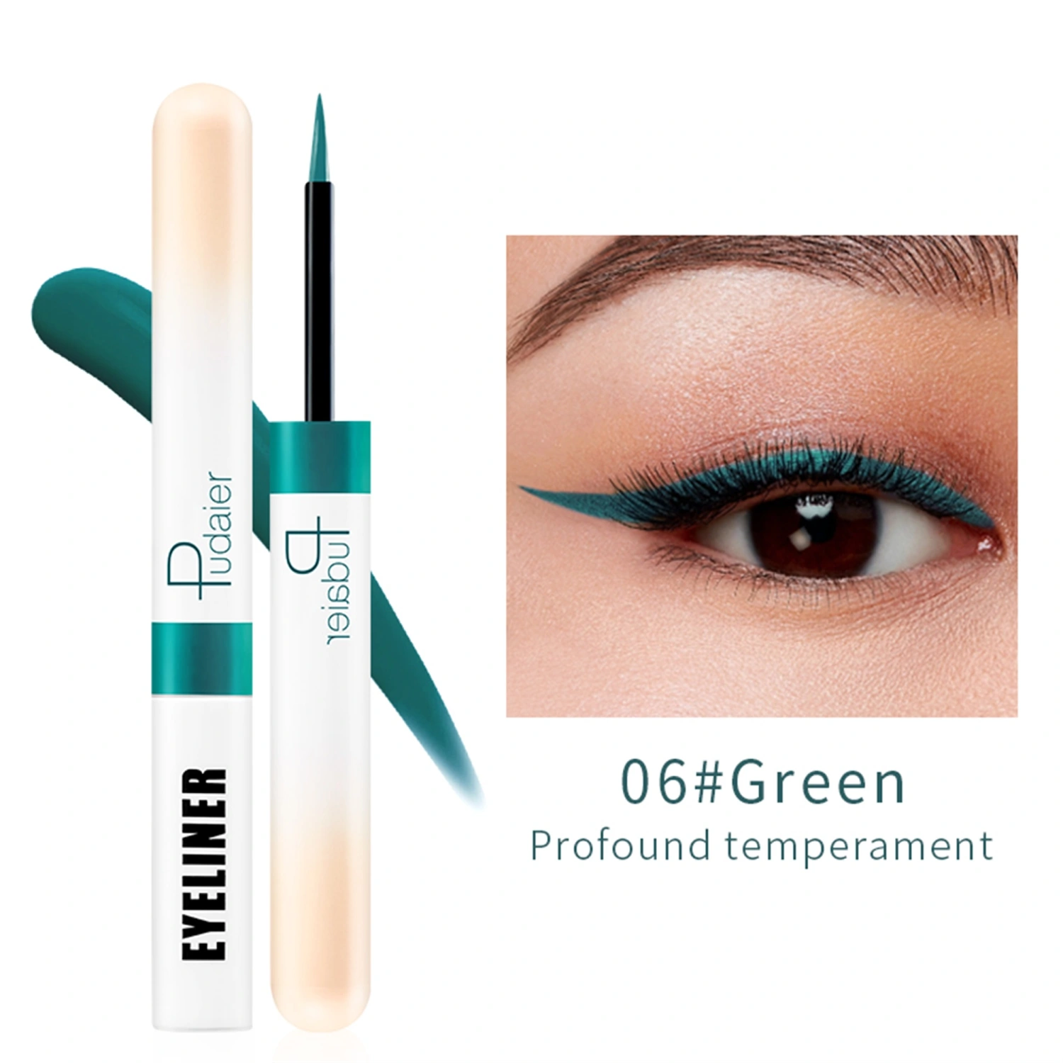 Liquid Eyeliner Matte 12 Colors, Colored Liquid Eyeliners Waterproof Long Lasting, High-Pigmented Colorful Eyeliners Pen