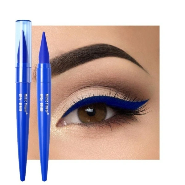 3 Colors Eye Makeup Matte Eyeliner Waterproof Sweat Proof Colorful Eyeliner Pencil Black Blue Brown