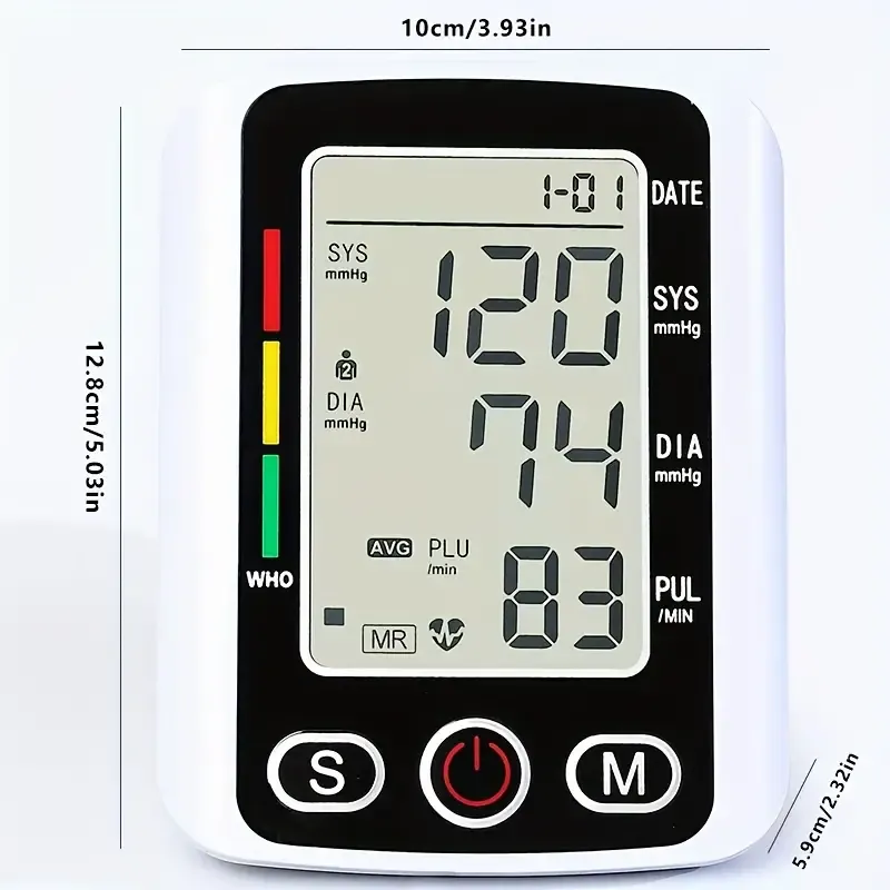 Smart Home Blood Pressure Meter - Classic Large Screen, Cost-Effective & Accurate Measurement!
