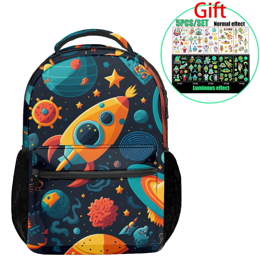 Space School Backpack for Kids,School Bookbag,Knapsack,Backpack For Teen Boys,High School Backpacks For Girls