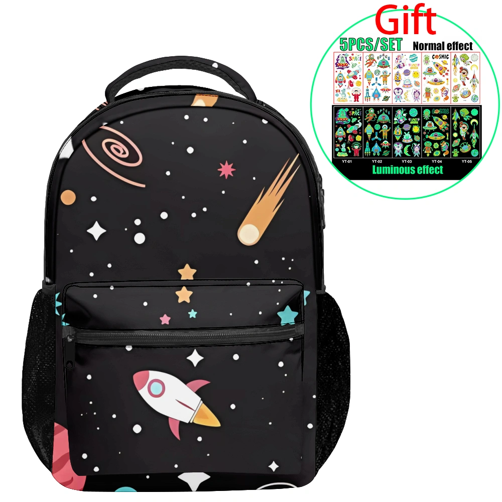 Space School Backpack,School Book Bags,Backpack,Customizable Backpack,Teenage Backpack Middle School Students