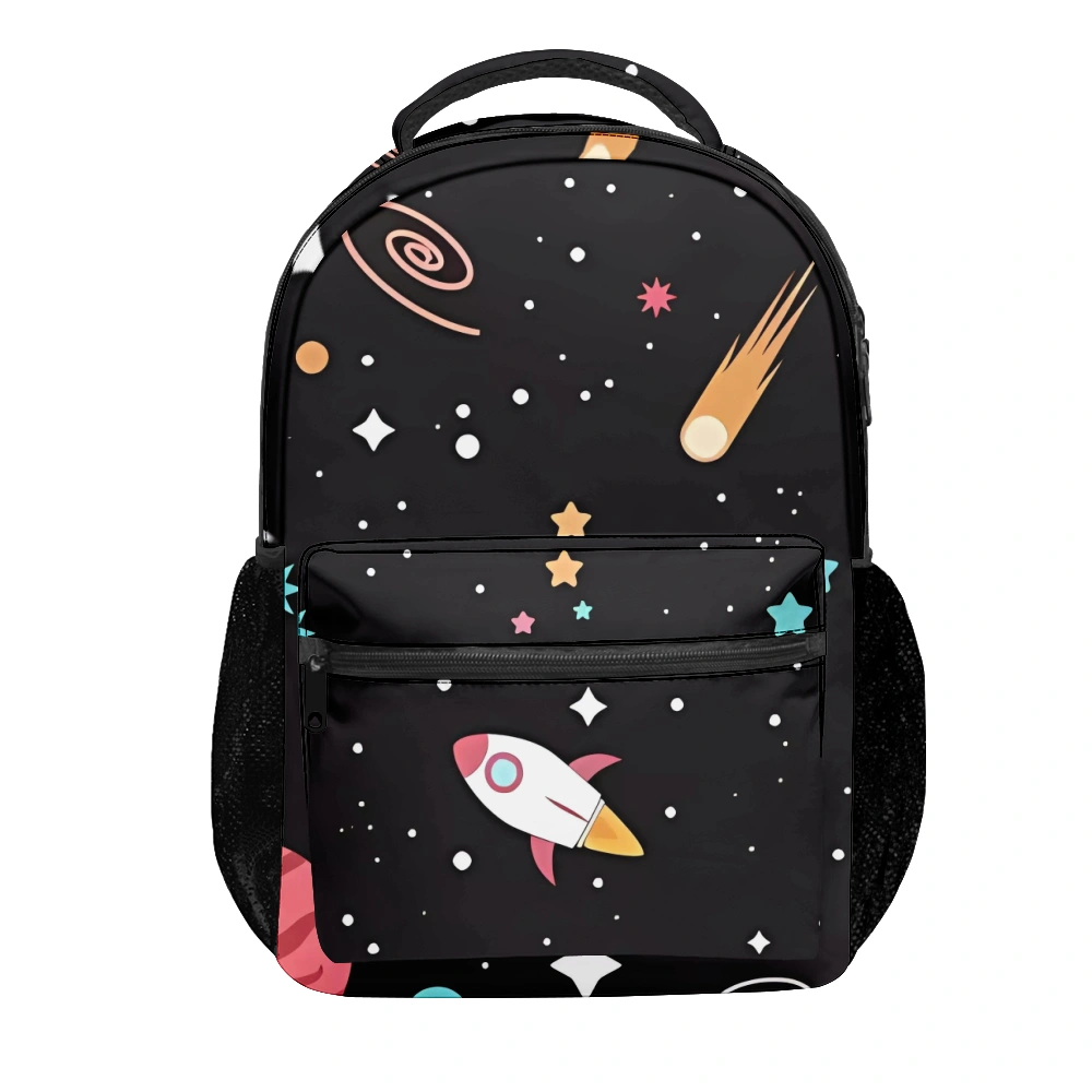 Space School Backpack,School Book Bags,Backpack,Customizable Backpack,Teenage Backpack Middle School Students