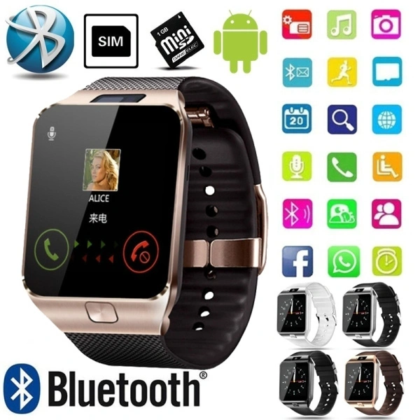 DZ09 Watch Phone Bluetooth Smart watch With Camera, SIM Card Slot For Android Phones