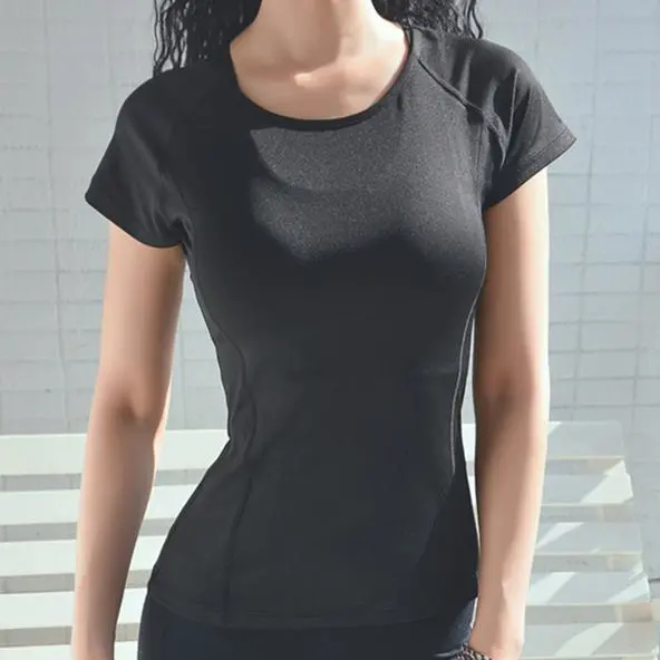 Women's Yoga Tops Slim Fit Quick-dry Breathable Back Sleeveless Fitness Shirts for Gym