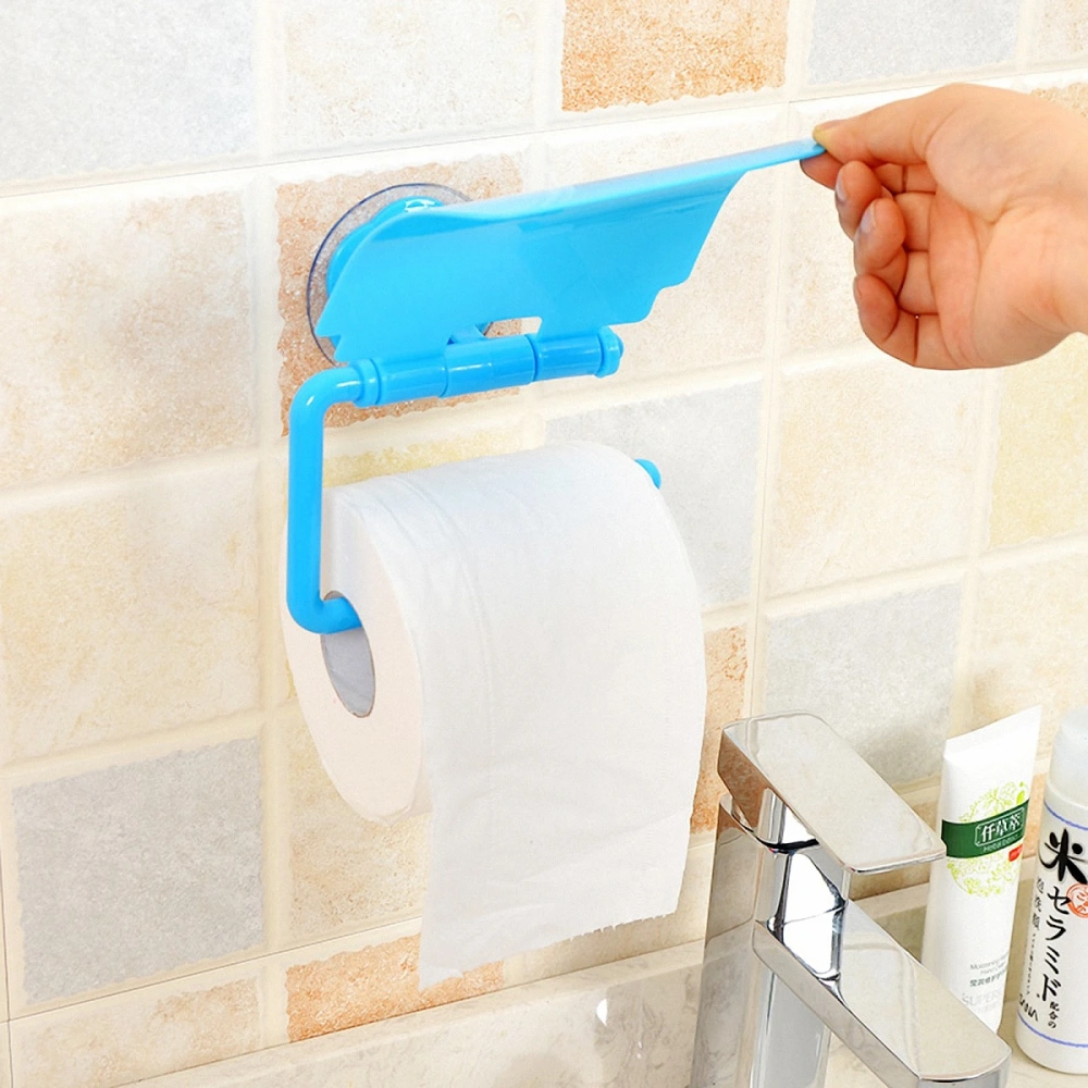 Wall Mounted Tissue Box Roll Paper Plastic Toilet Holder Cover Toilet Holder Bathroom Accessories