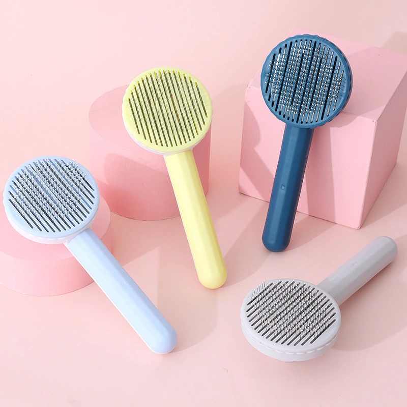 Cat Brush Pet Cat Comb Hair Remover Dog Hair Comb for Cat Dog Grooming Hair Cleaner Comb Massage Clean Floating Hair Brush