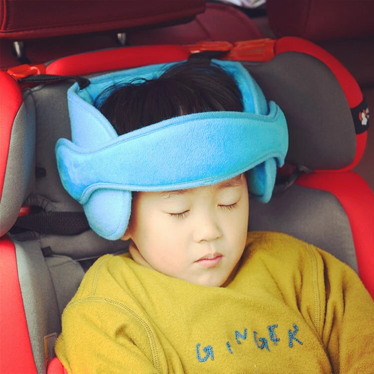 Baby Child Sleep Head Protection Belt Cotton Car Child Safety Seat Head Fixed Car Seat Belt