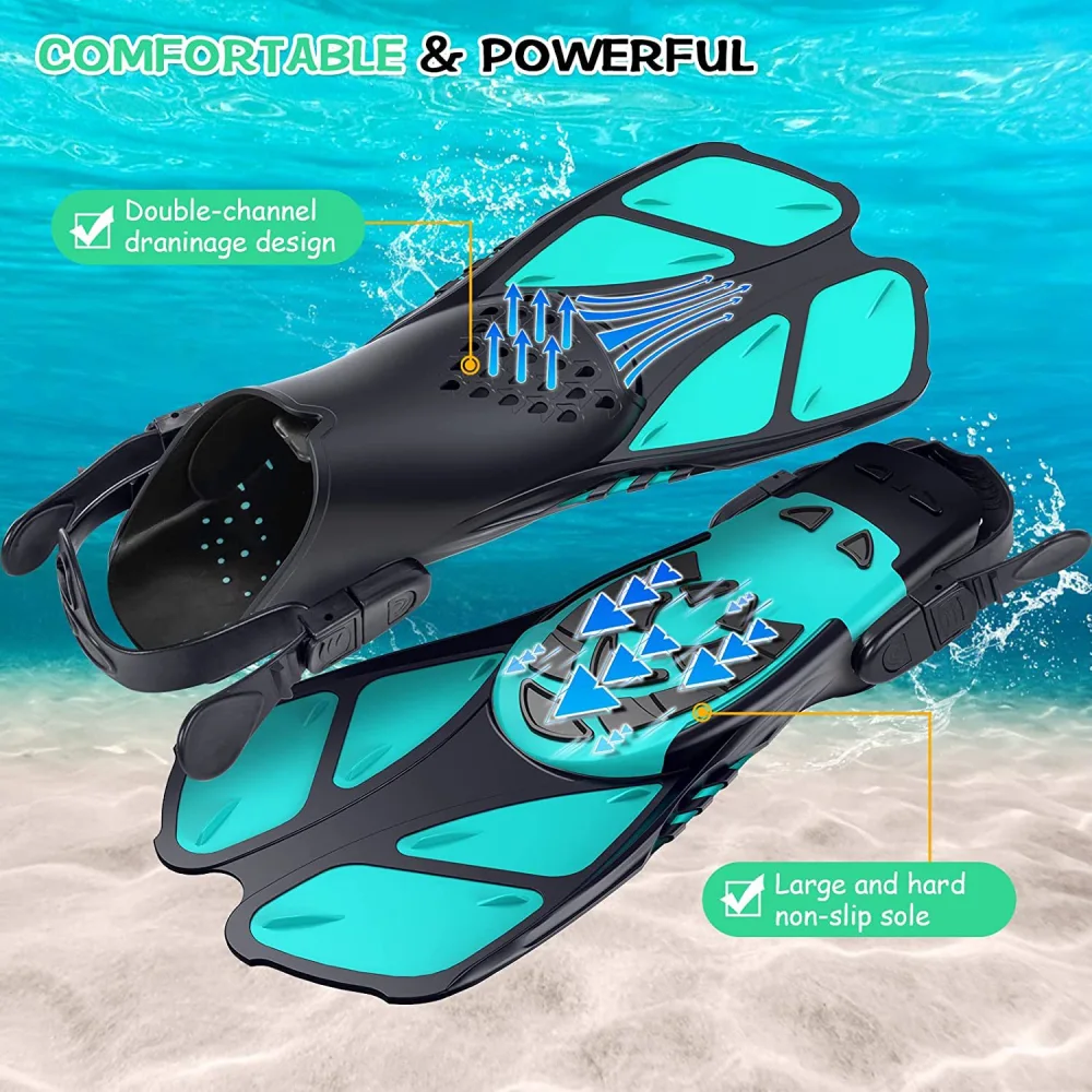 New Swimming Adjustable Diving Flippers