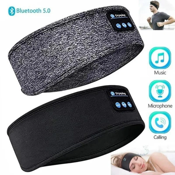 Gift!!! Elastic Bluetooth Headband Eye Mask Sleep Bluetooth Wireless Headphones Sports Sleeping Headband Earphone Bluetooth