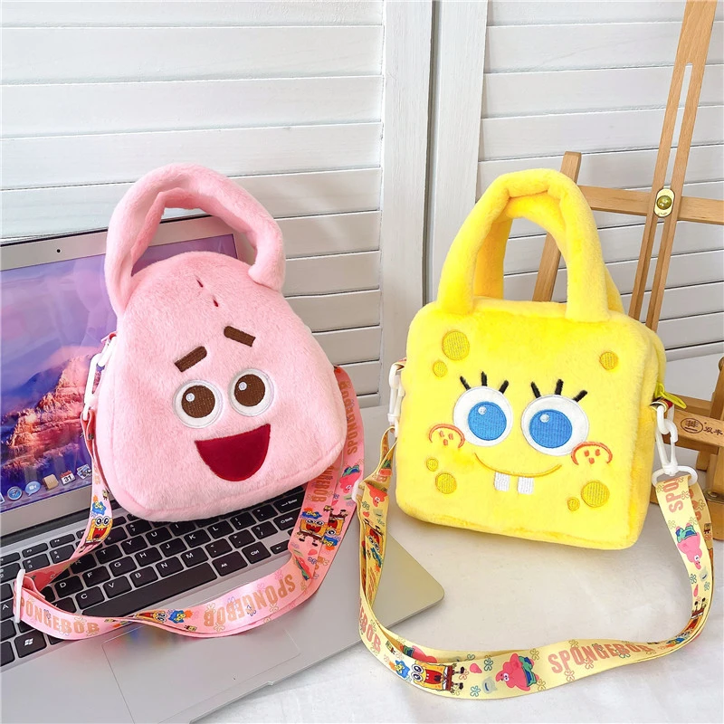 Anime Character Doll Cartoon Plush Shoulder Messenger Bag