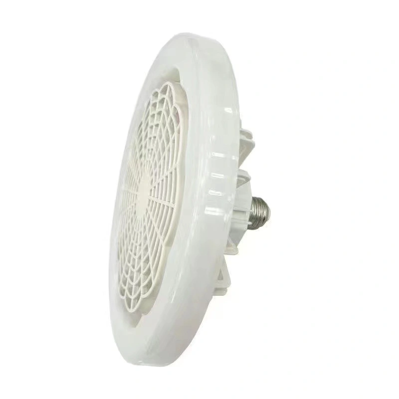 1pc Ceiling Fan With Light, Modern 18inch Remote Control Enclosed Low Profile Ceiling Fan With Light 3 Speed LED Dimming 3 Colors 8 Invisible Bladeless Flush Mount Fan Light Bedroom, Offices