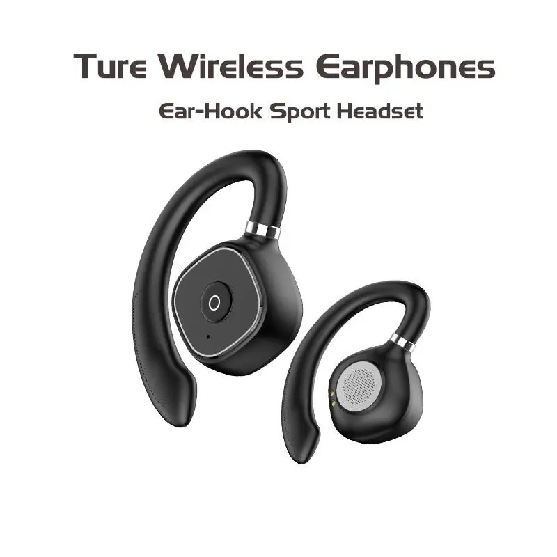 Painless Wear Wireless Earphones 15 Hours Music Time Stereo HiFi Bass Sport Headphones Noise Reduction Headset Simulate Bone Conduction