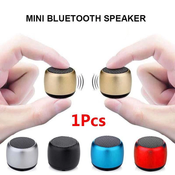 Pairable Mini Bluetooth Speaker Metal Bass Bluetooth Subwoofer Portable Bluetooth Speaker Wireless Loudspeaker