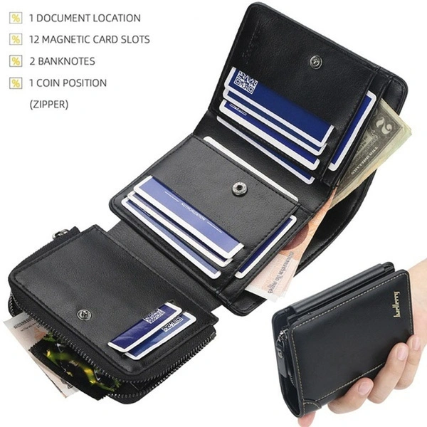 Wallet for Men Bifold Stylish Wallet Slim Includes Id Window and Credit Card Holder