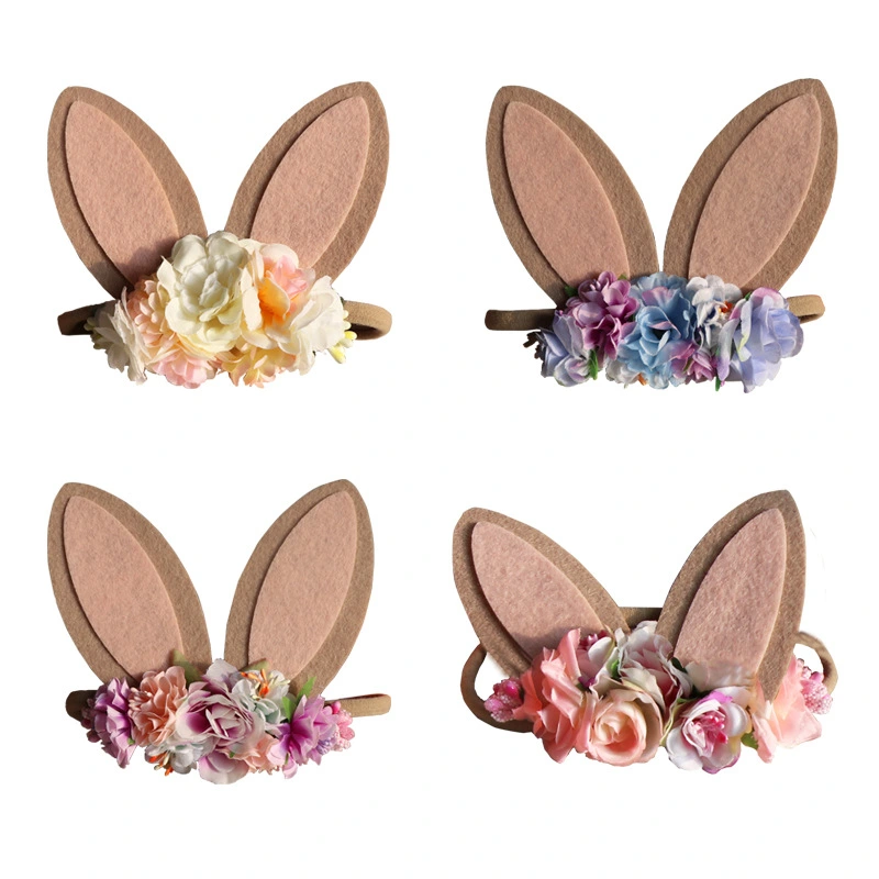 Big Rabbit Ears Children's Super Soft Seamless Nylon Hair Band