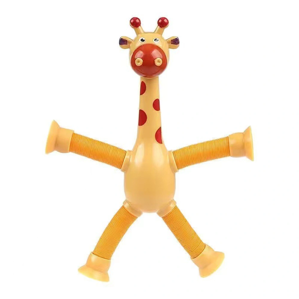 Pop Tubes Sensory Toys, Cute Giraffe Pull and Stretch Fidget Tubes Light Up Toys for Kids Adults