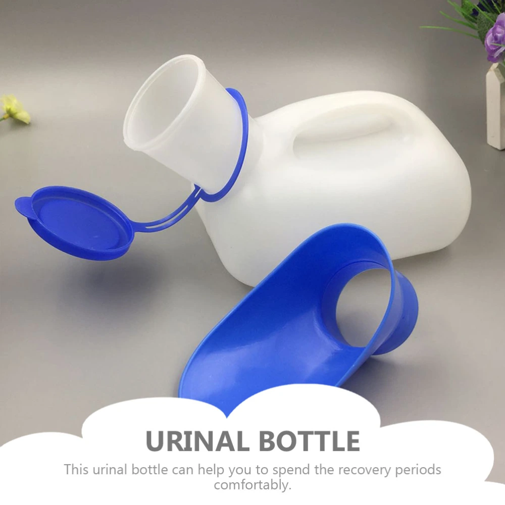 1 Set of Large Capacity Urinal Female Male Patient Urinal Bottle Plastic Urinal Pot