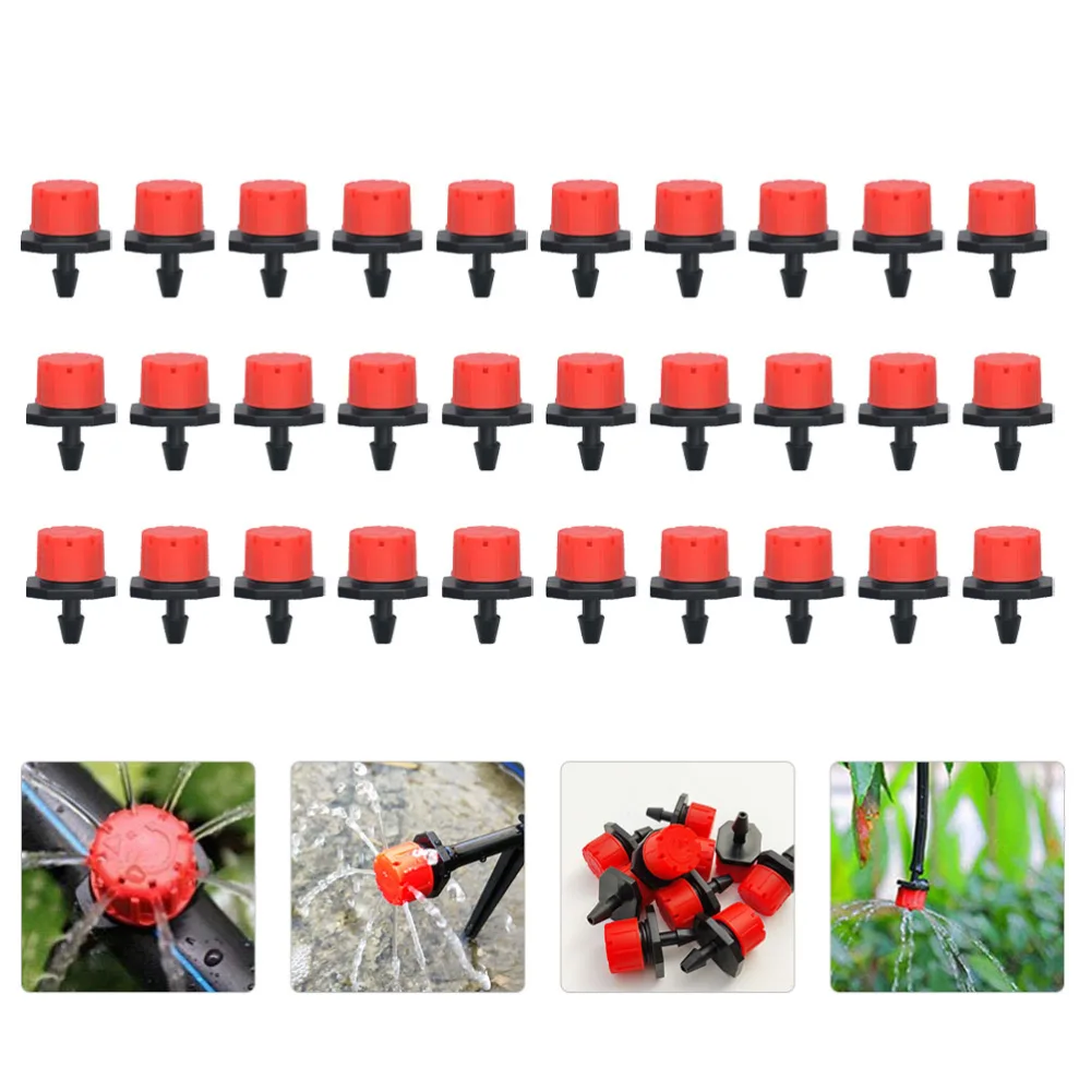 120pcs Garden Micro Irrigation Dripper Adjustable 8 Holes Hose Sprinkler