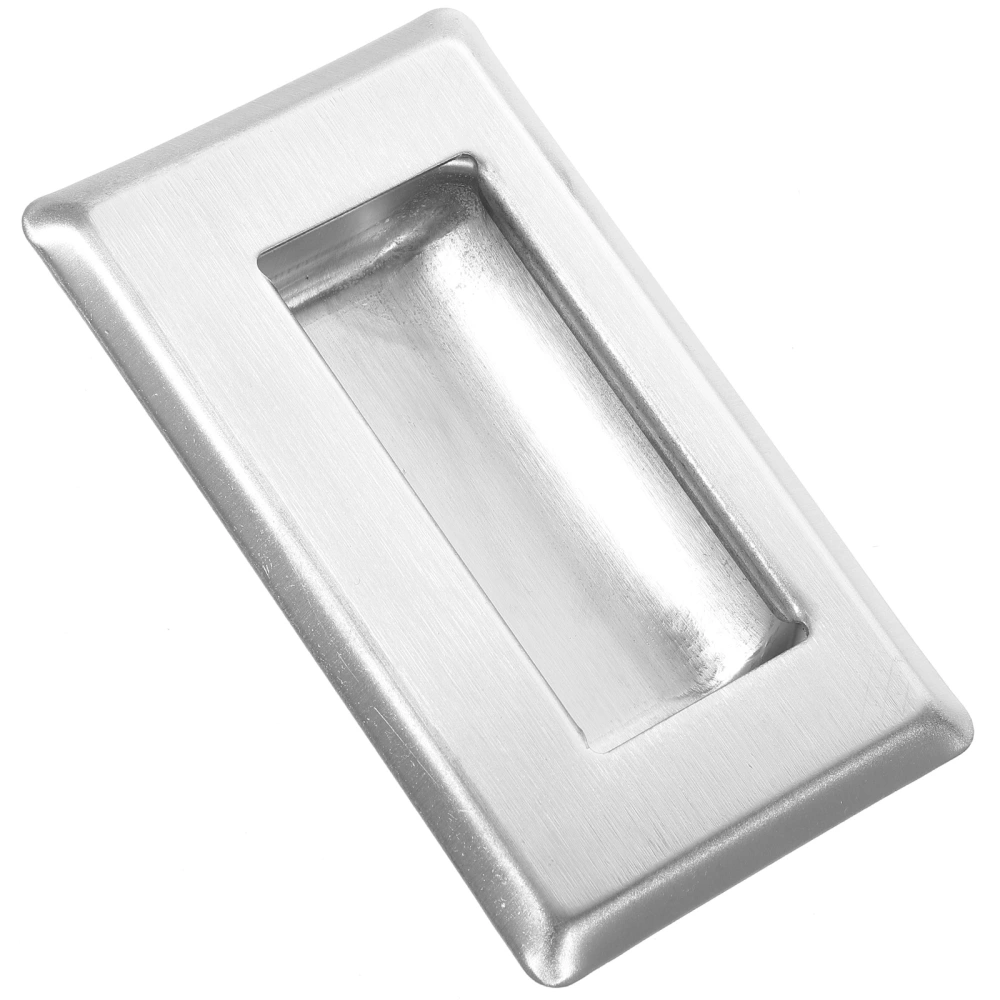 Recessed Barn Door Handle Stainless Steel Furniture Grip Cabinet Embedded Door Handle