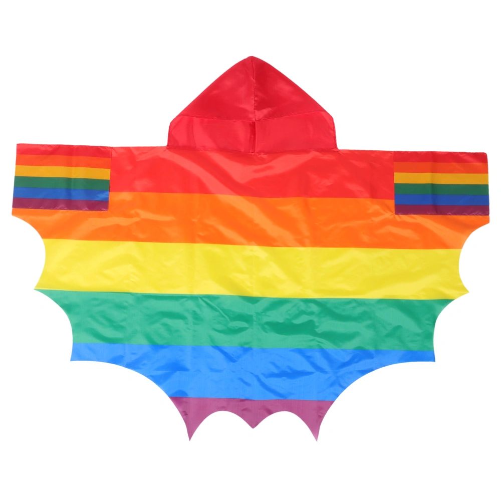 Gay Rainbow Cape Decorative Rainbow Cape LGBT Rainbow Cape Prop for Party