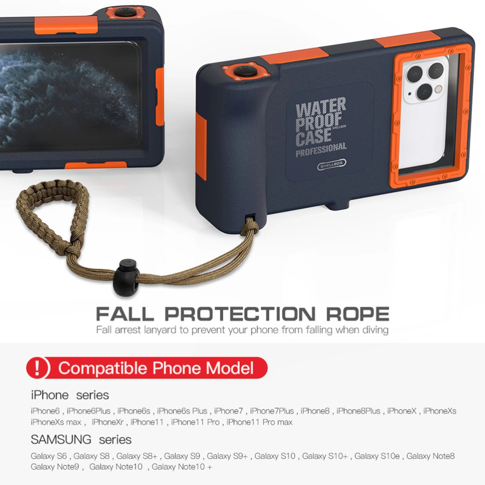 1PC Universal Phone Diving Case Waterproof Diving Housing Underwater Phone Cover