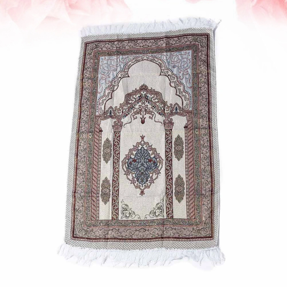 Cotton Yarn Prayer Mat Carpet Light Muslim Prayer Rug for Living Room Bedroom Hall