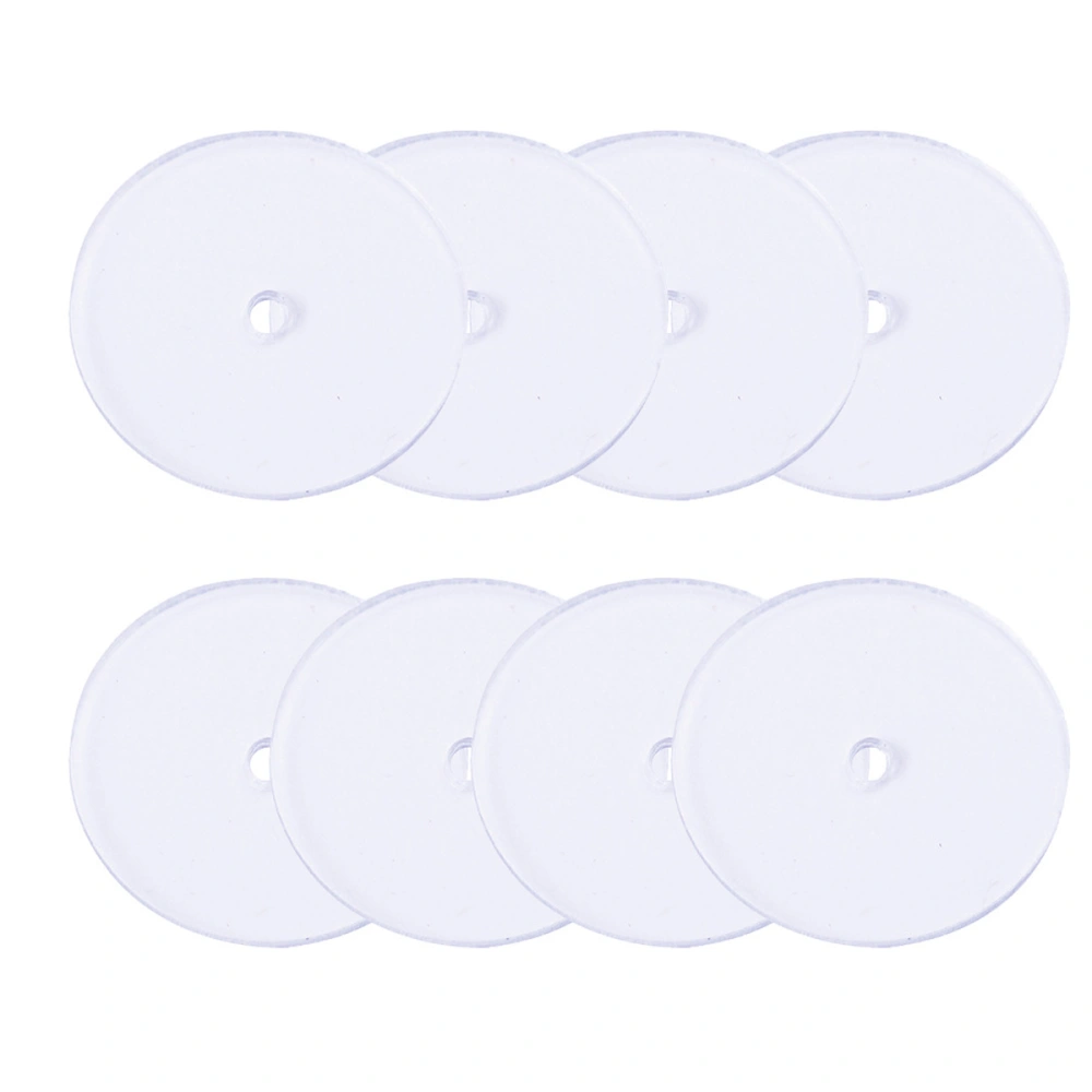 80pcs Clear Earring Safety Backs Earring Back Stopper Earring Pad