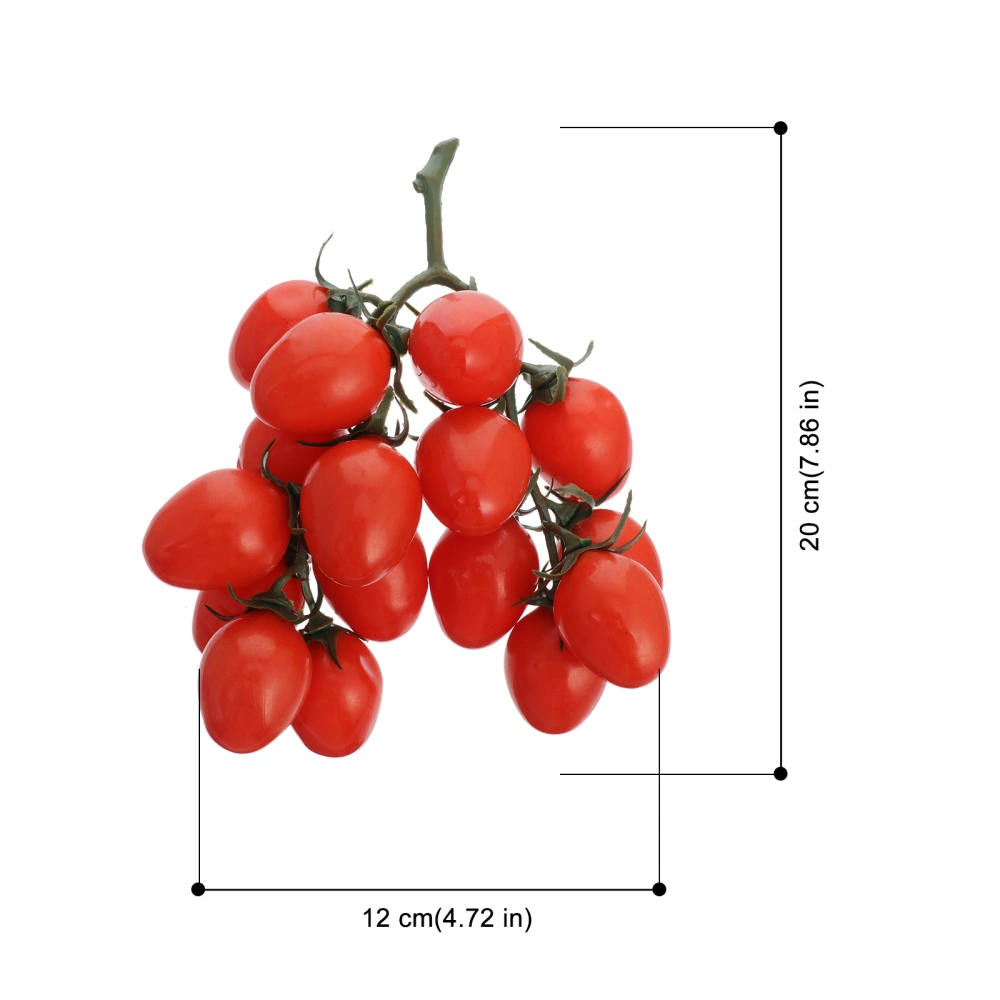 Fake Fruit Simulation Cherry Tomatoes Home Party Decoration Photography Prop